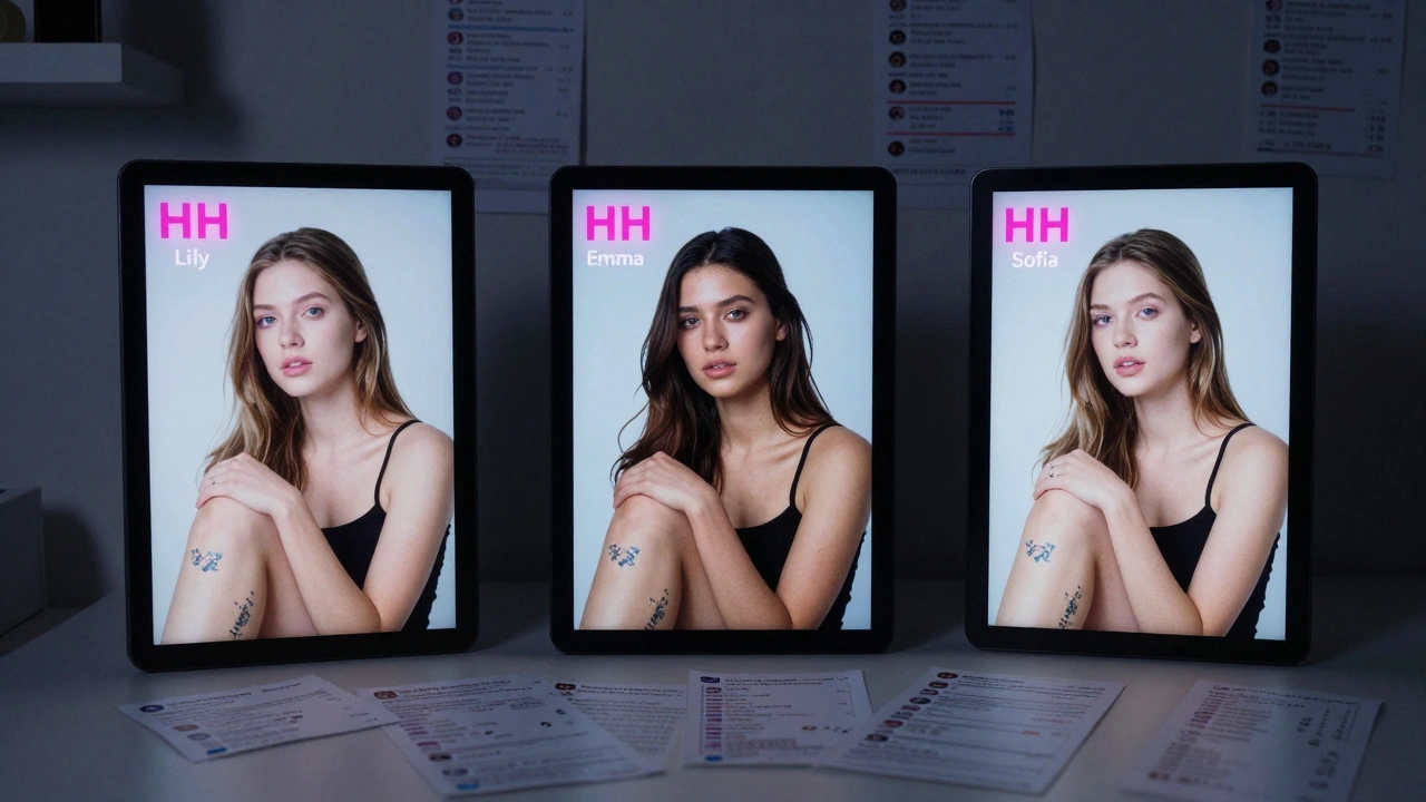 Проститутки Астана HH - как выглядят каталоги и анкеты в формате HH