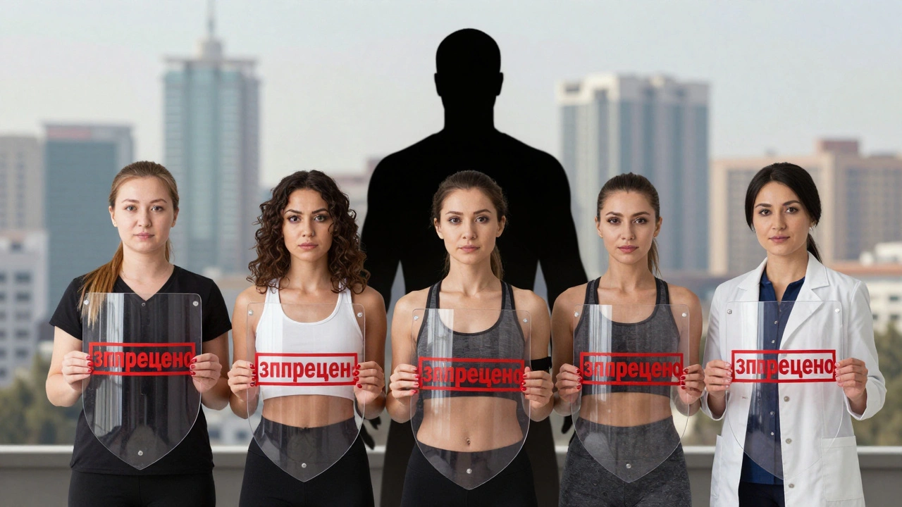 Женщины-предпринимательницы стоят против тени ИИ, который пытается запретить их легальный бизнес.